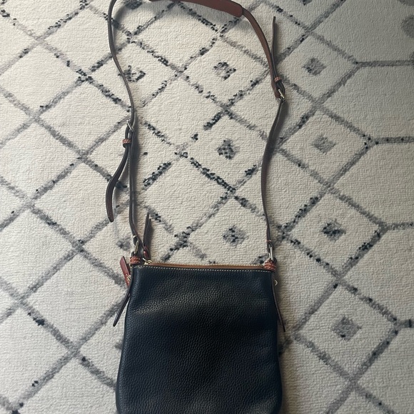 Dooney & Bourke Black and Brown Shoulder Bag - Picture 2 of 6